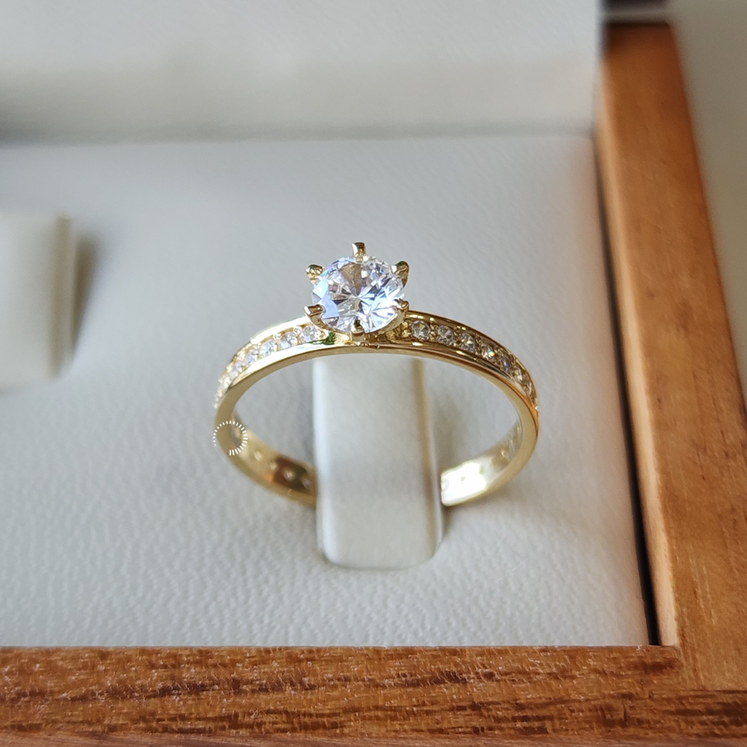 O Que Define um Anel de Noivado Clássico - inspiração 1