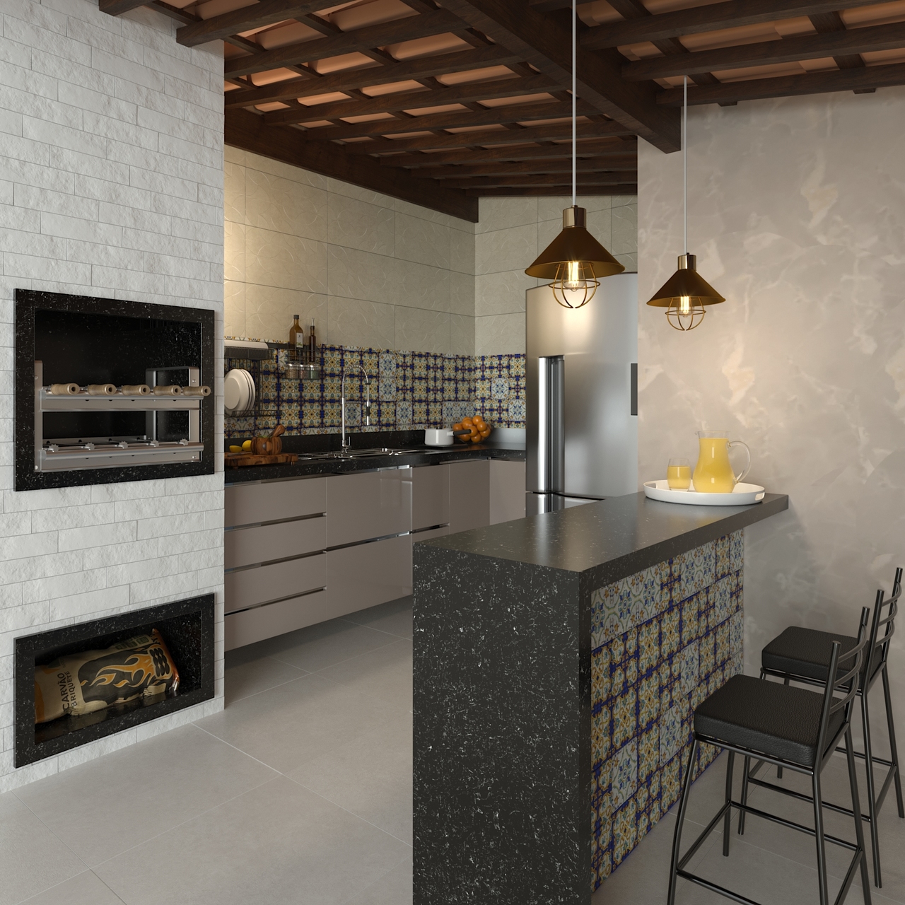 Definindo o Estilo Ideal Para Sua Área de Churrasco - inspiração 2