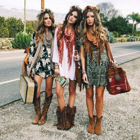 O Coração do Boho: Texturas Naturais e Aconchegantes - inspiração 1