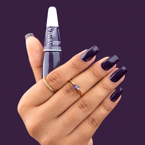 Os Efeitos Metalizados e Glitter - inspiração 1