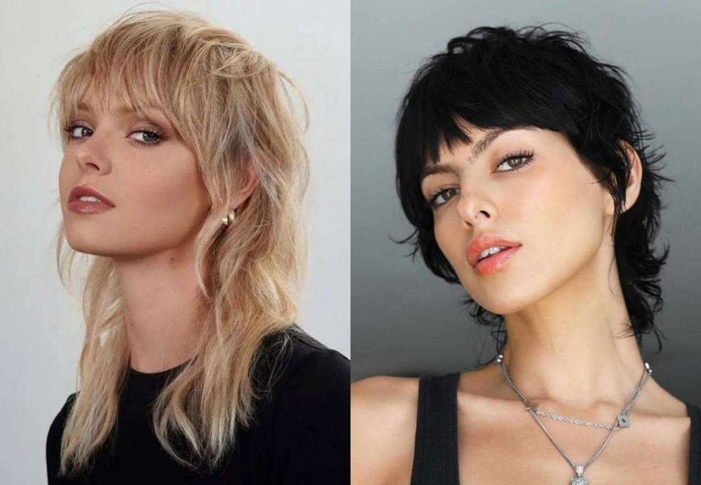 Mullet Assimétrico: O Charme da Irregularidade - inspiração 1