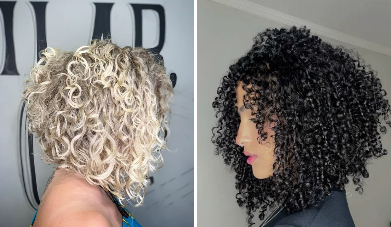 O Long Bob Cacheado: Versatilidade com Toque de Elegância - inspiração 2