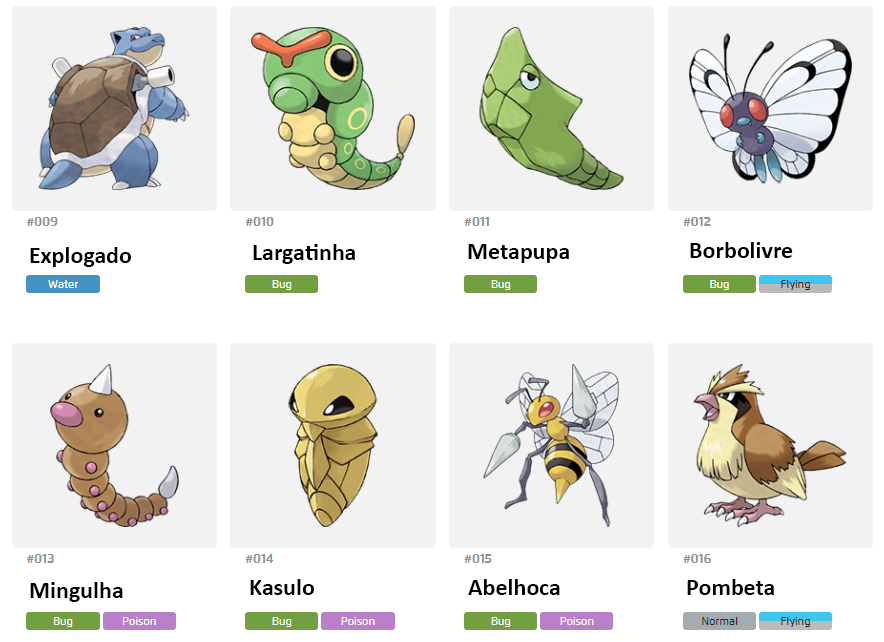 Nomes Que Evocam Poder: Blastoise e Venusaur - inspiração 1