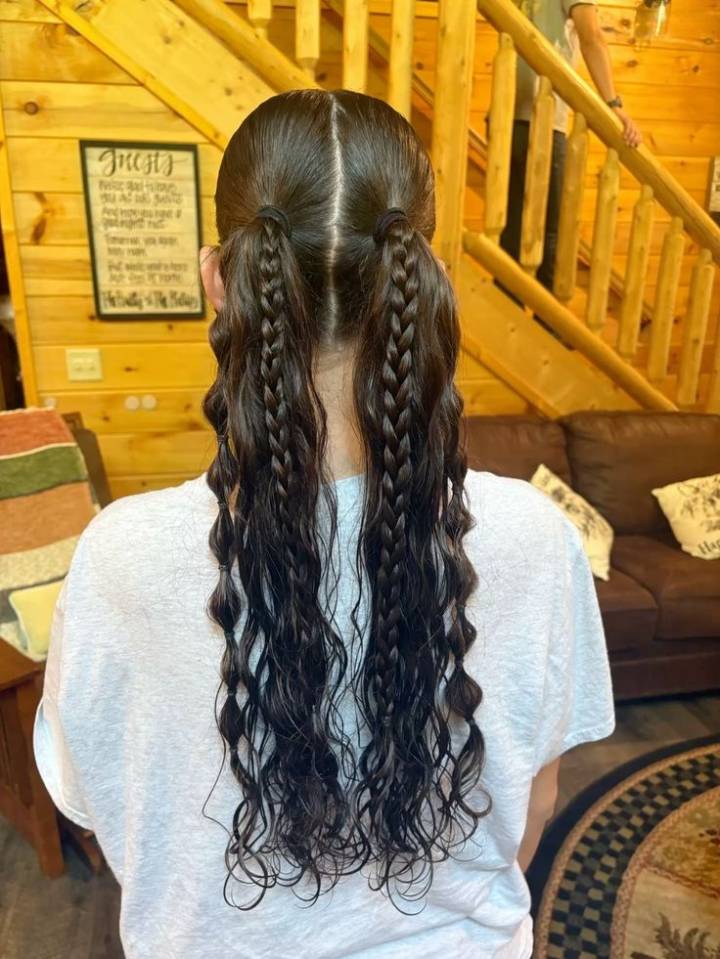 Tranças Cascata: Romantismo em Movimento - inspiração 1