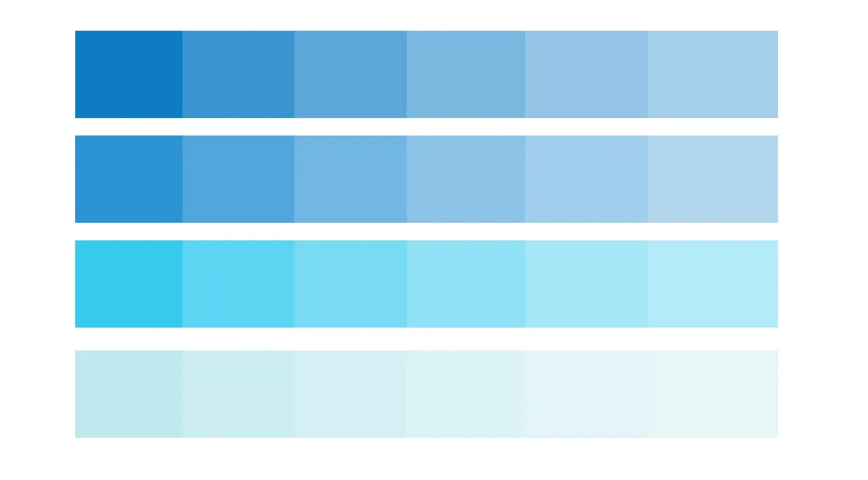 Tons Vibrantes: O Azul Turquesa e o Cobalto que Energizam - inspiração 1