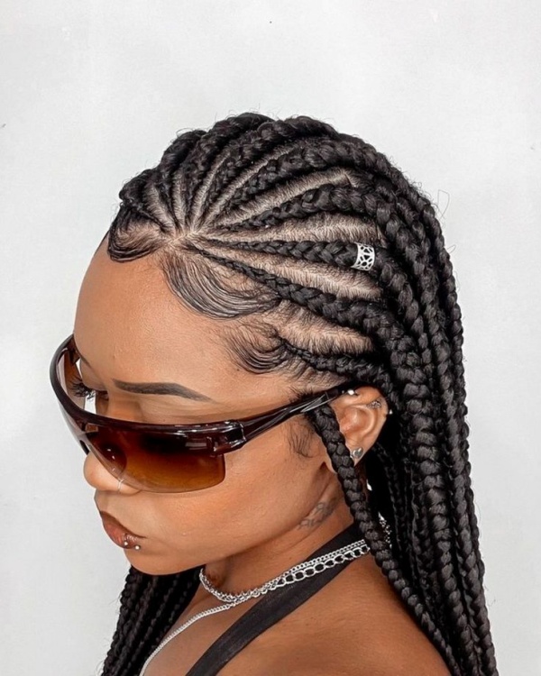 Cuidados Essenciais: Mantendo suas Tranças Nagô Frescas - inspiração 1