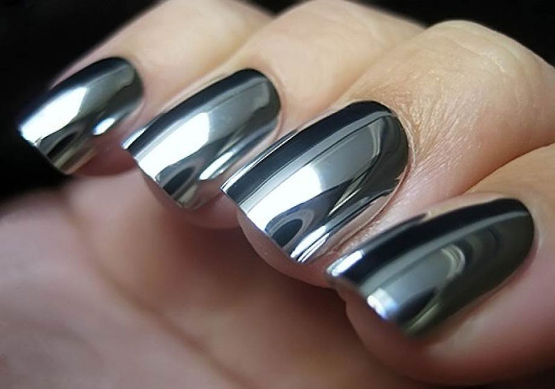 Inspiração de Design: Ideias Criativas Para Suas Unhas Espelhadas - inspiração 1