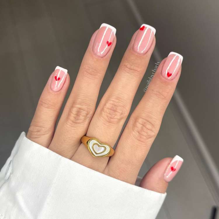 Unhas Vermelhas para Ocasiões Especiais: Festas e Eventos - inspiração 1