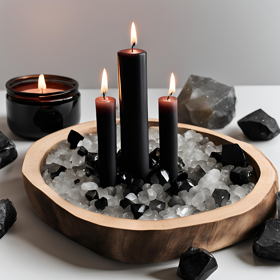 Velas Pretas na Decoração: Um Toque de Sofisticação e Mistério - inspiração 2
