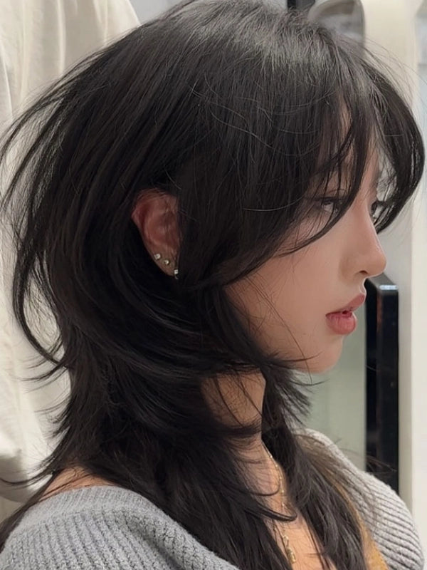 Como Identificar o Formato Ideal de Wolf Cut para o Seu Rosto - inspiração 1