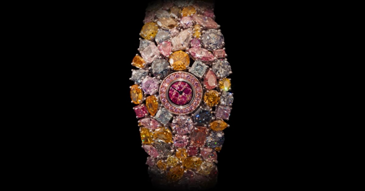 relogios com diamantes