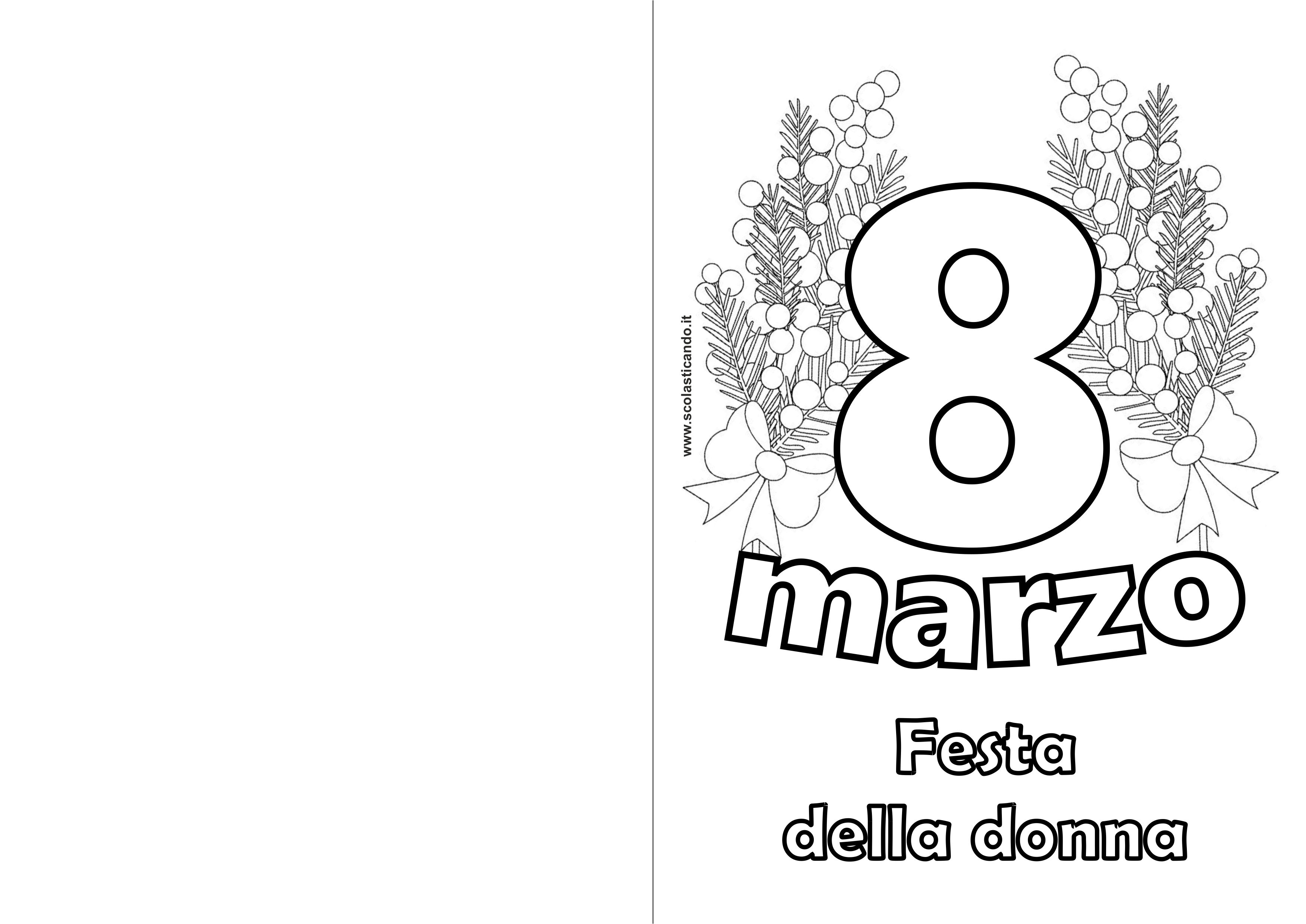 8 marzo festa delle donne disegni