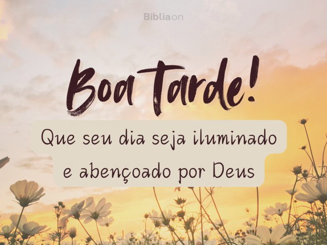 mensagens de boa tarde abençoada com imagens