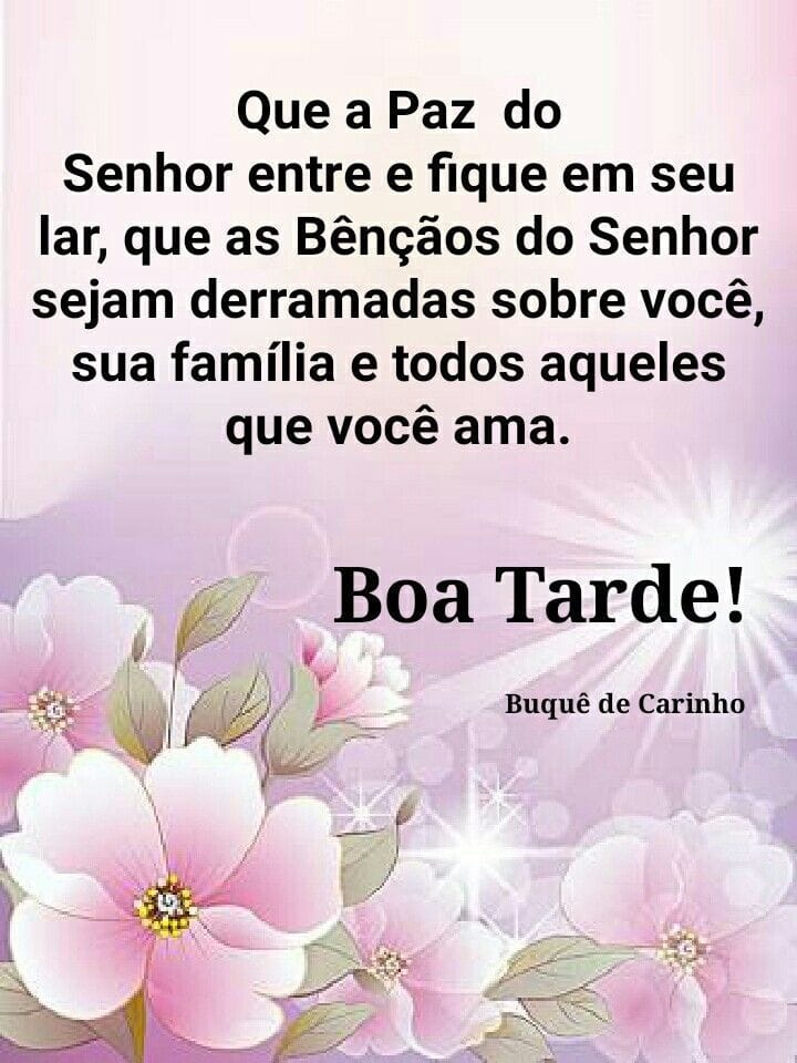mensagens de boa tarde abençoada para alguém especial