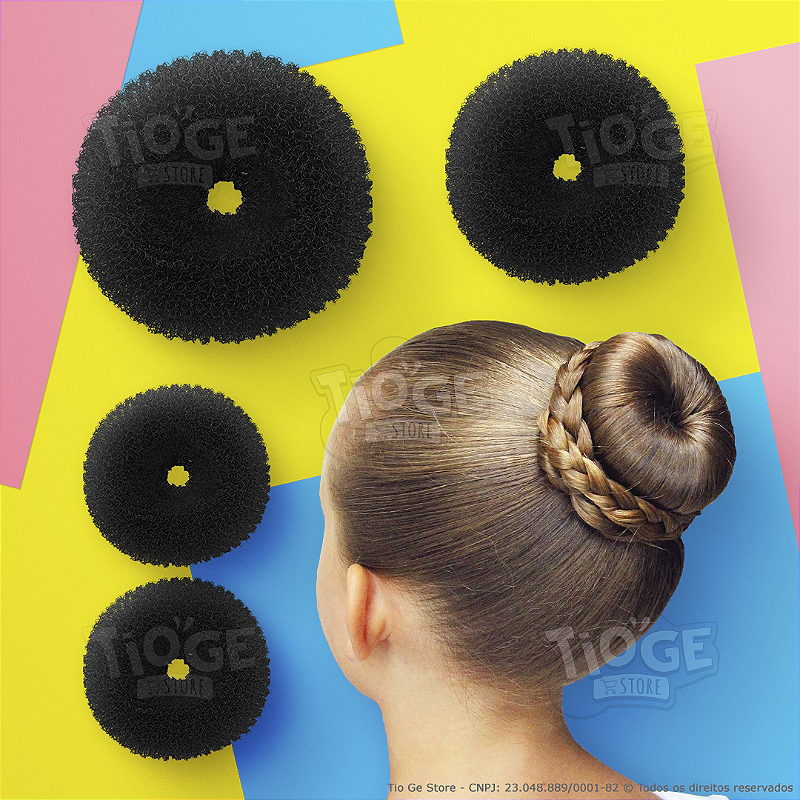 acessorios para fazer coque no cabelo