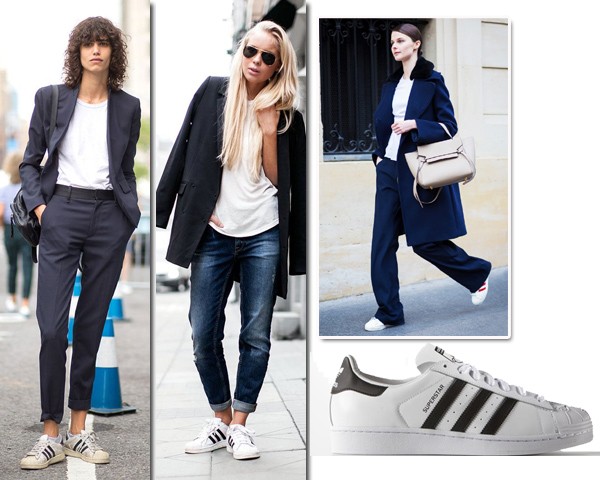 adidas superstar branco feminino com saia