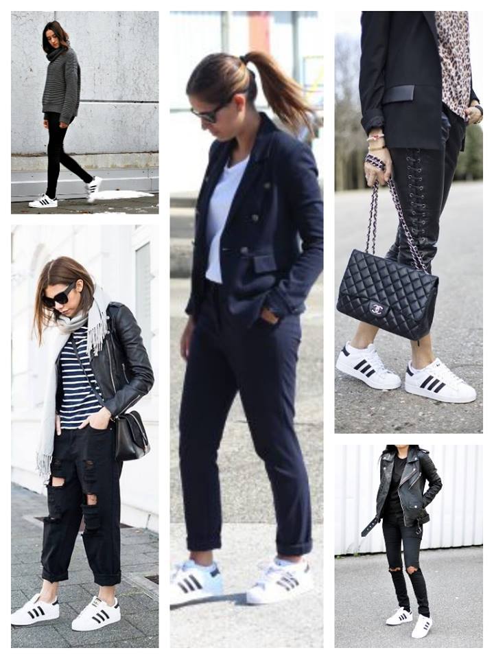adidas superstar branco feminino looks
