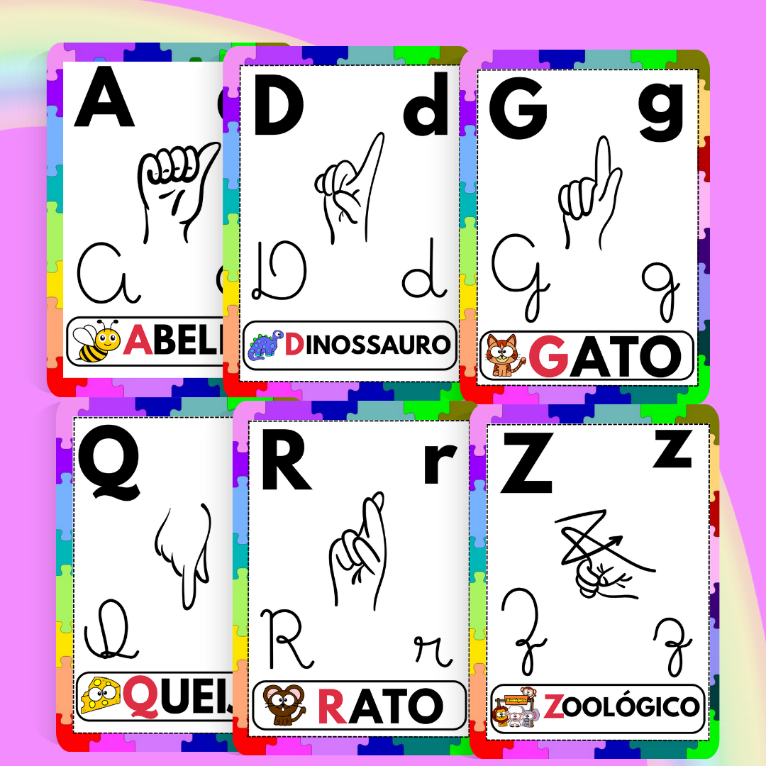 sinais do alfabeto libras