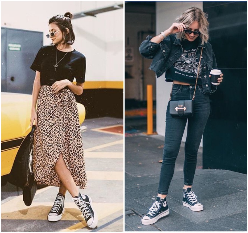 converse bota looks