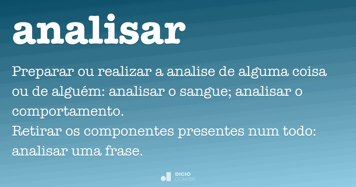 Analizar Ou Analisar