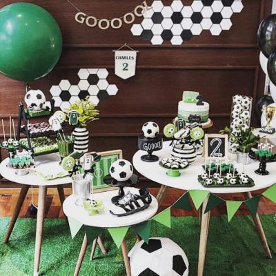 tema de futebol para festa