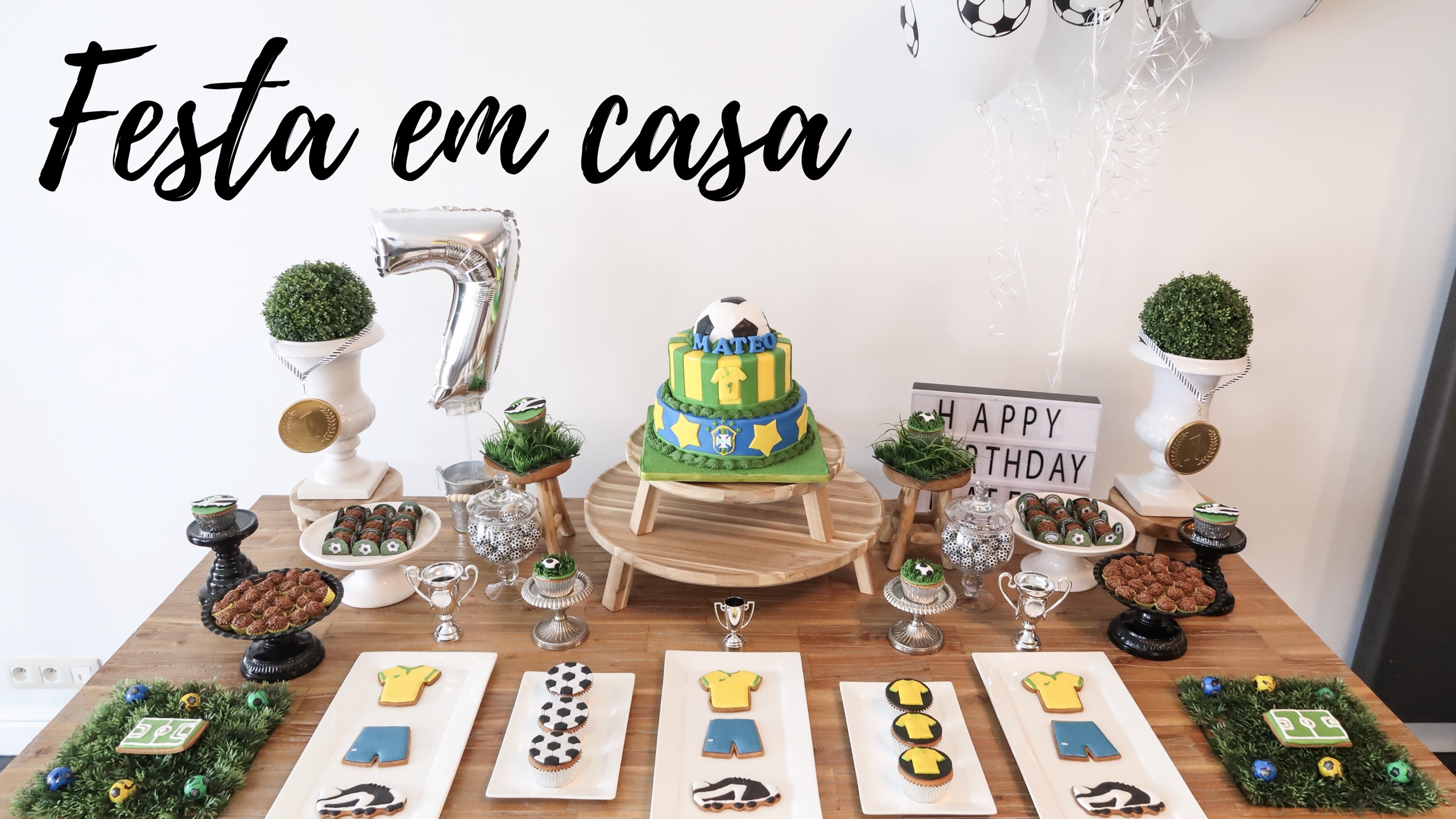 organizar festa futebol