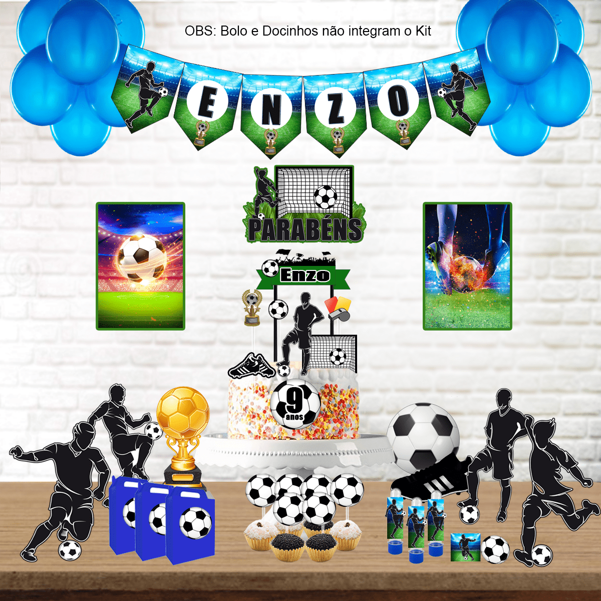 bolo de aniversário futebol