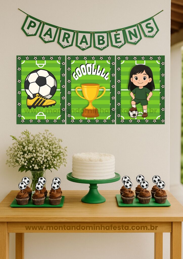 decoração aniversário menino futebol