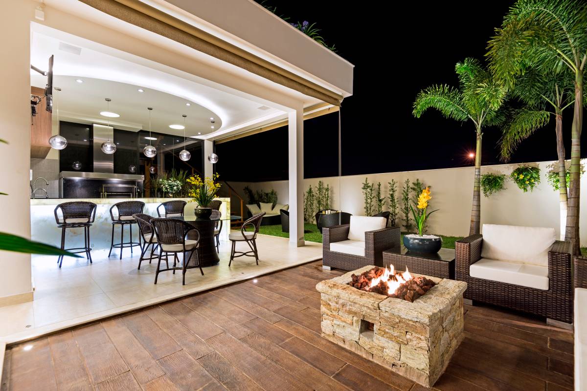 area gourmet sobrado térreo