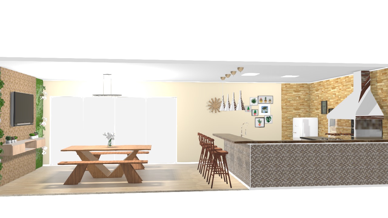 area gourmet sobrado andar superior