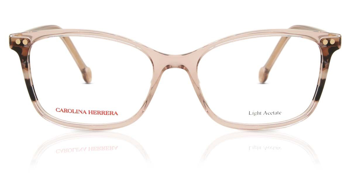 Armação Carolina Herrera rosé