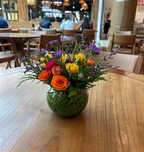 Centro de mesa rústico