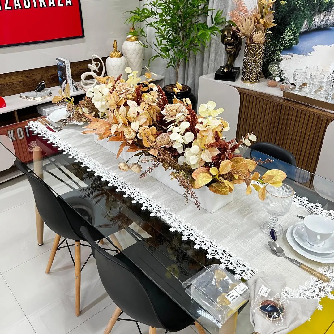 Centros de mesa para jantar