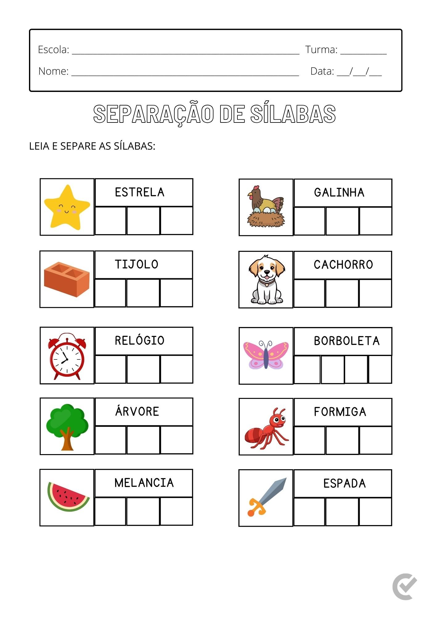 atividades de português 2 ano para imprimir