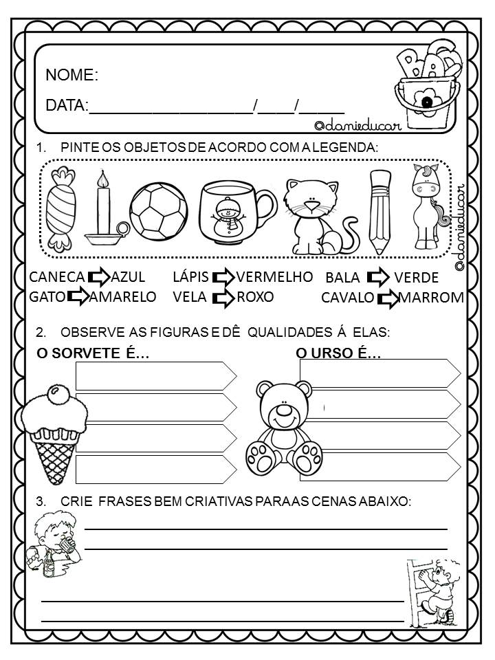 atividades de alfabetização 2 ano para imprimir grátis