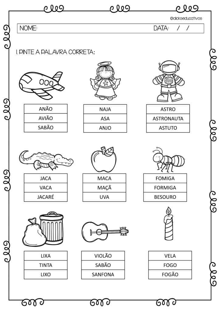atividades lúdicas para alfabetização 2 ano