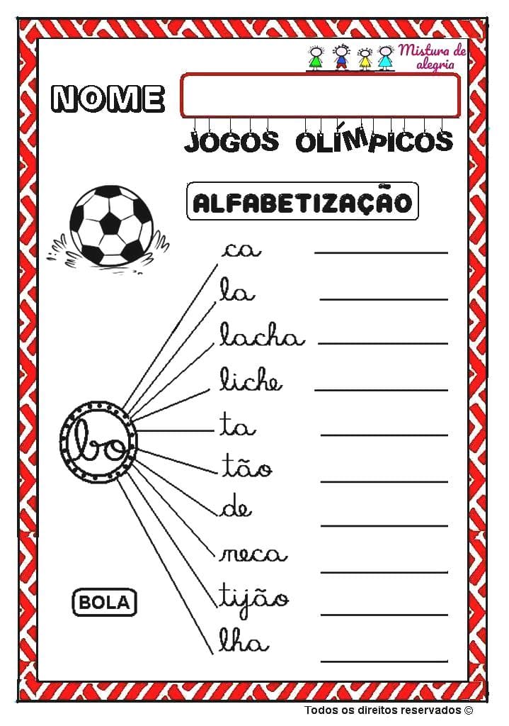 atividades de alfabetização 2 ano com rimas