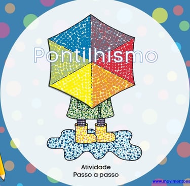 moldes de desenho para pontilhismo