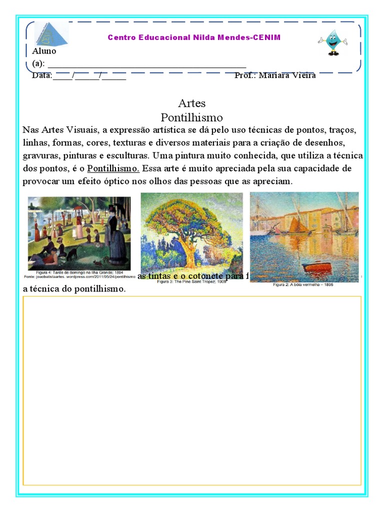 técnicas de arte com pontos
