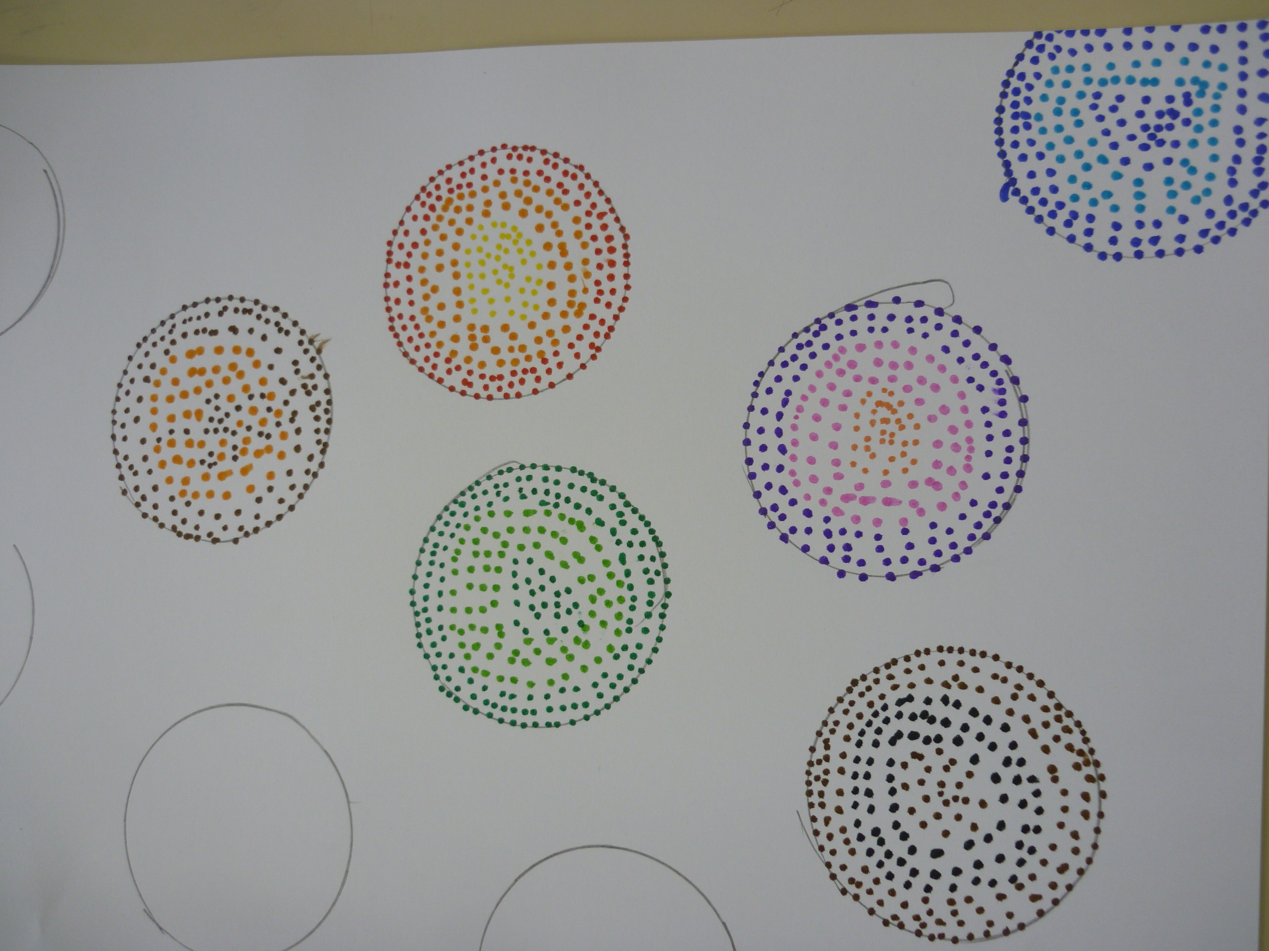 obras de arte pontilhista para analisar