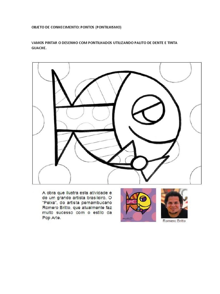 exercícios de pontilhismo para ensino fundamental