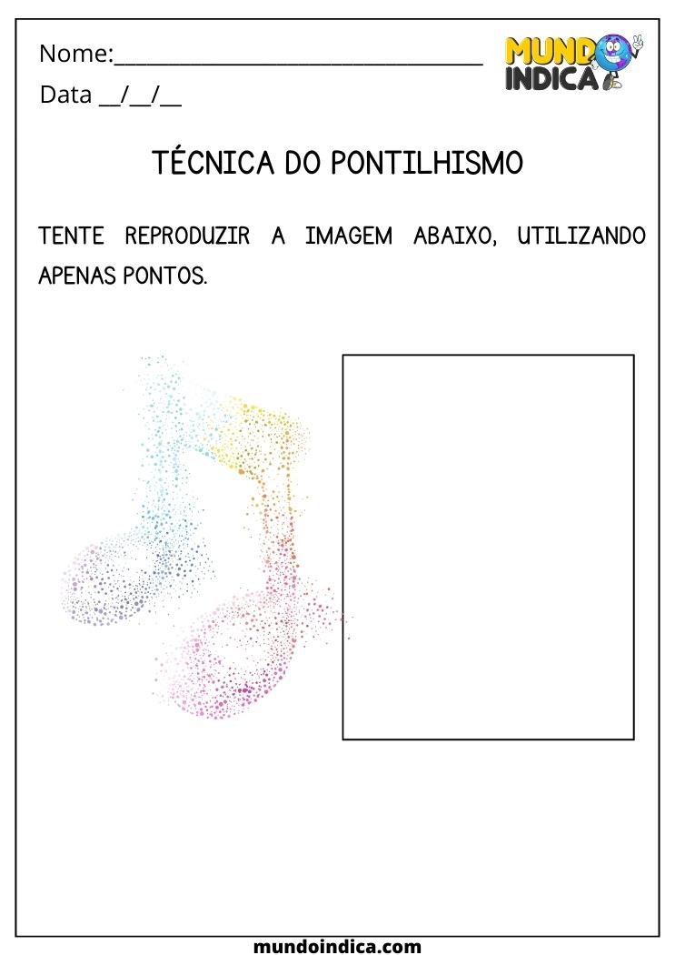 técnicas de arte com pontos