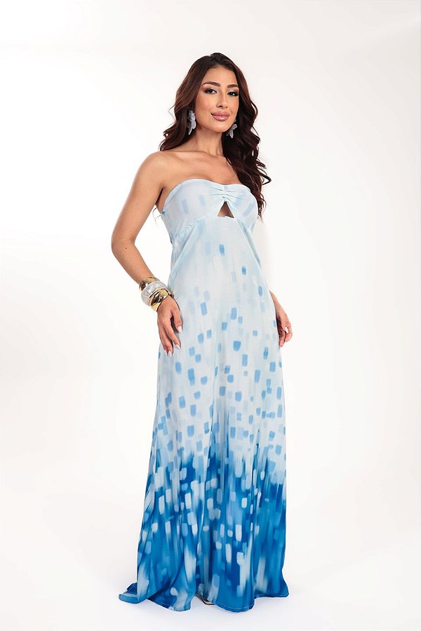 vestido aura longo
