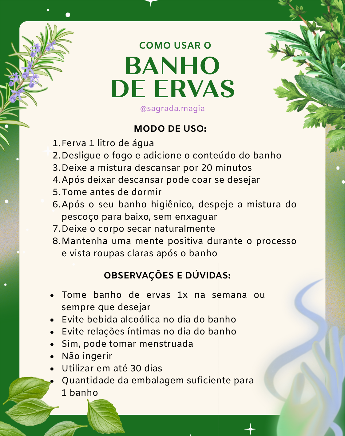 Banhos Calmantes: Ervas Ideais para o Equilíbrio Emocional
