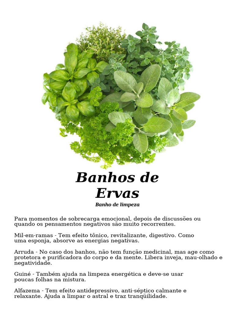 Proteção Energética: Banhos de Ervas que Afastam o Mau-Olhado