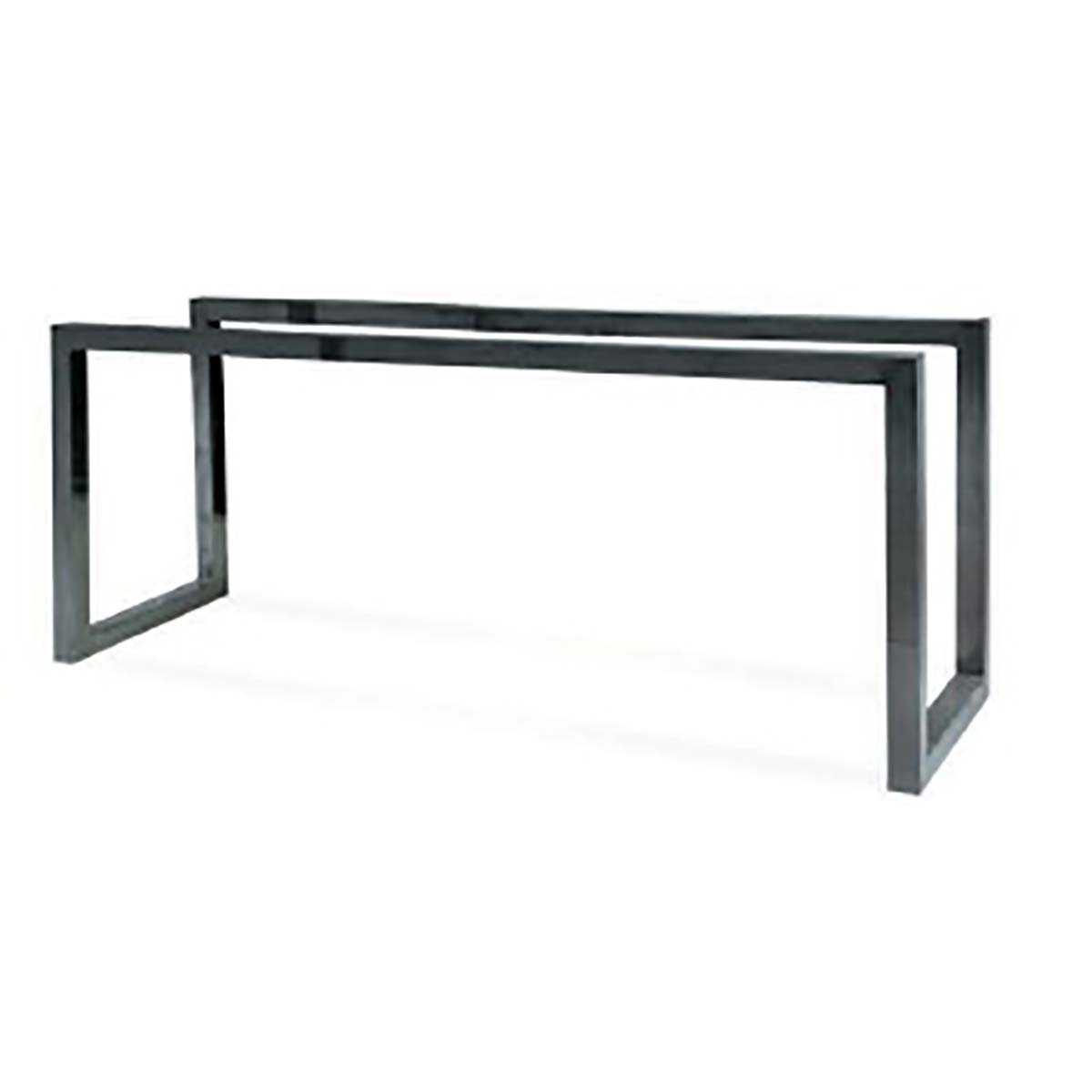 Base para mesa de vidro retangular madeira maciça