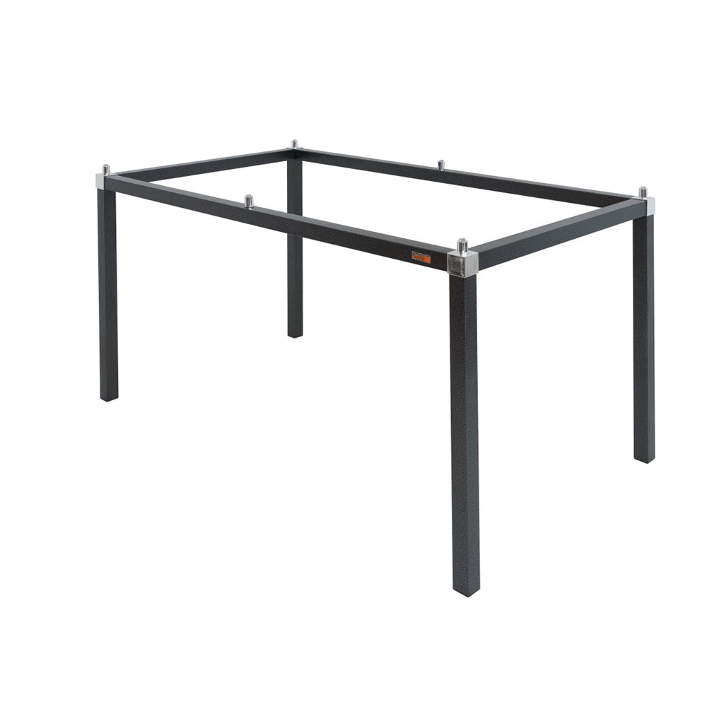 Base para mesa de vidro retangular industrial
