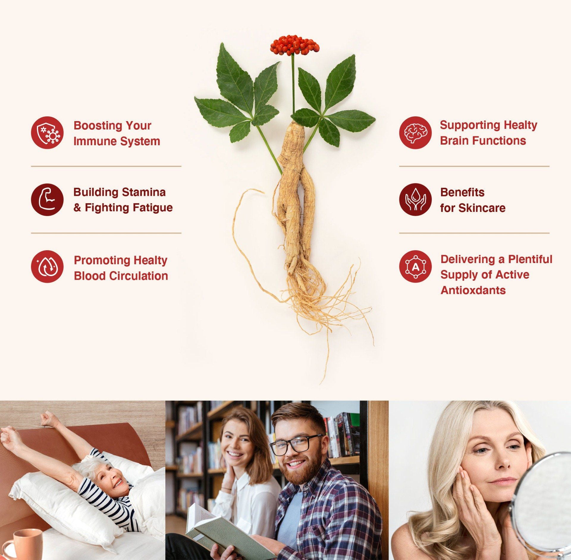 benefícios do ginseng