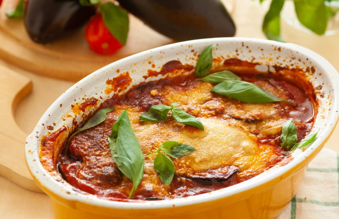 berinjela a parmegiana frita ou assada qual a melhor