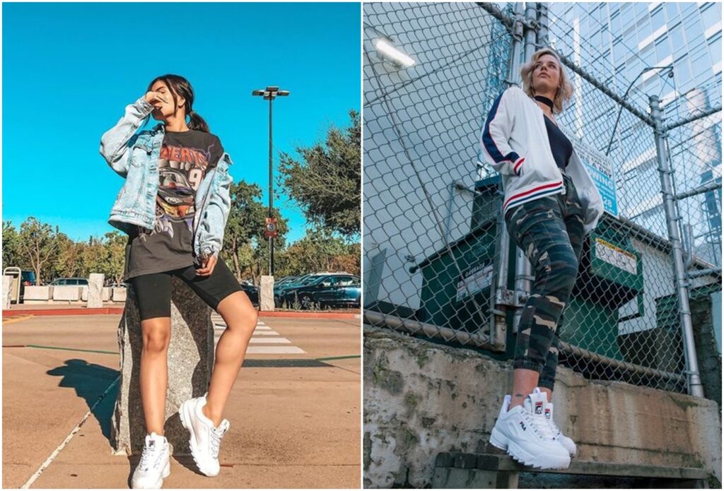 looks com bermuda fila